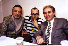 Keith with Dennis Hopper and Tony Shafrazi